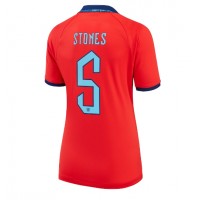 England John Stones #5 Fußballbekleidung Auswärtstrikot Damen WM 2022 Kurzarm
